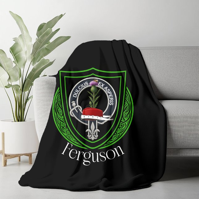 Ferguson Scottish Clan Crest Fleece Blanket (Creator Uploaded)