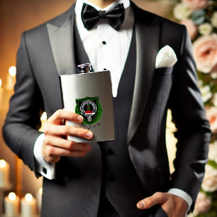 Ferguson Scottish Clan Crest Hip Flask