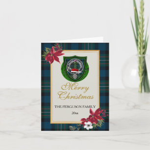 Ferguson Scottish Clan Tartan & Crest Card