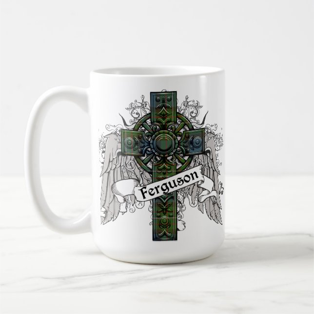Ferguson Tartan Cross Coffee Mug (Left)