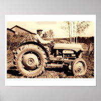 Ferguson tractor 1950 Poster