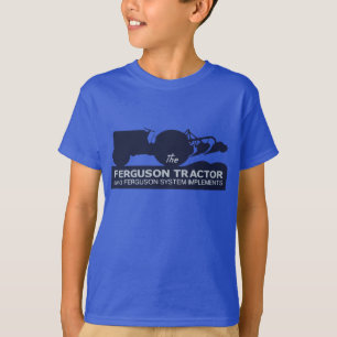 Ferguson Tractor Vintage Hiking Duck kids T-Shirt