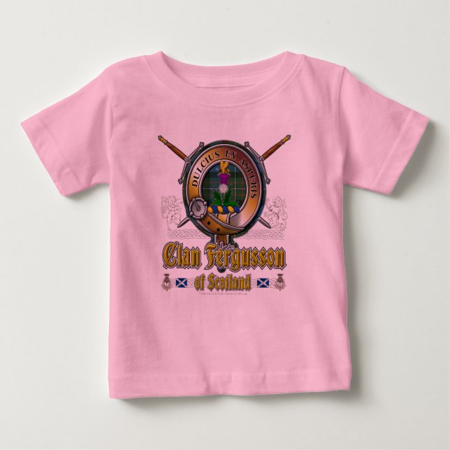 Fergusson Clan Badge Baby T-Shirt (Front)