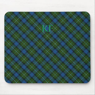 Fergusson Official Tartan with monogram / name Mouse Pad