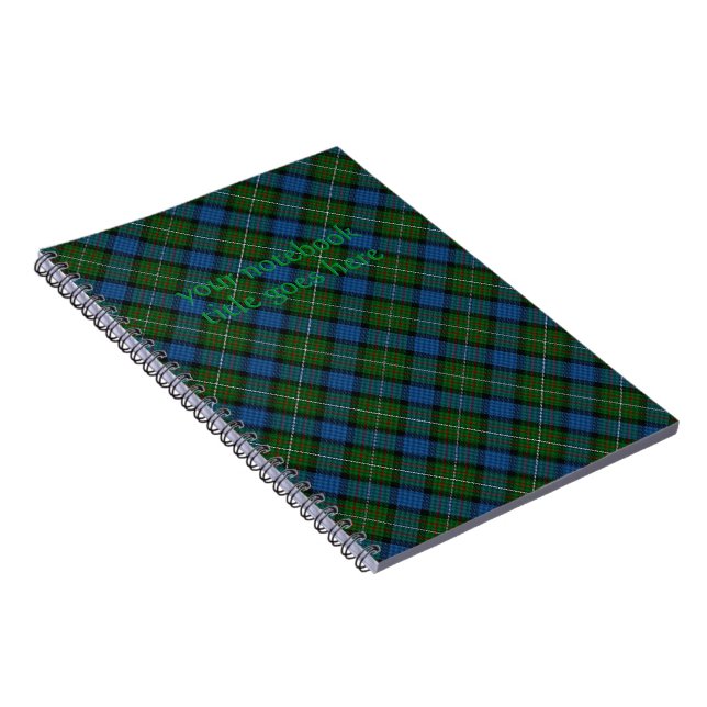 Fergusson Official Tartan with notebook title (Right Side)