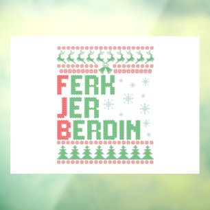 Ferk Jer Berdin Funny Ugly Christmas Sweater Gift
