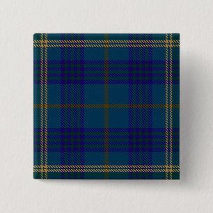 Fermanagh County Irish Tartan 15 Cm Square Badge