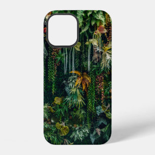 fern and plant decorate on wall iPhone 12 case