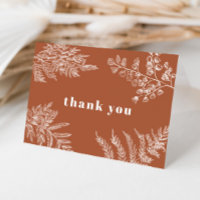 Fern Botanical Thank You card