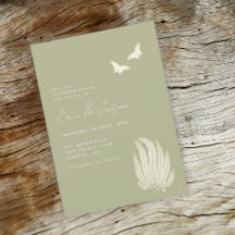 Fern & Butterflies | Wedding Invitation