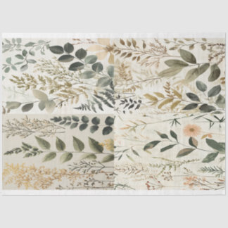 Fern Collage Tissue by Elsie Lane Tissue Paper