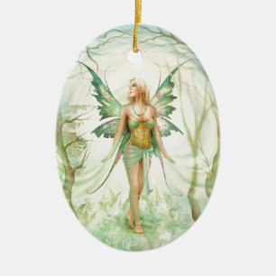 "Fern" Fairy by Scot Howden Ceramic Tree Decoration