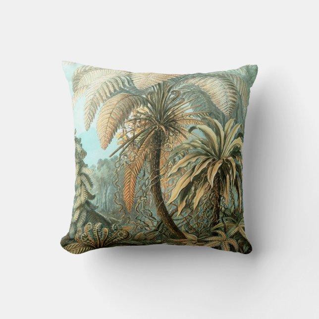 Fern (Filicinae) by Haeckel Cushion (Front)