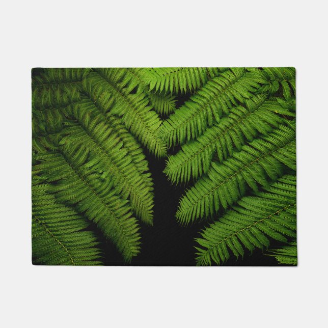 Fern Fine Art Photograph Doormat (Front)