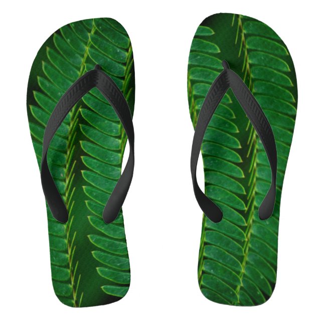  Fern Foliage Thongs (Footbed)