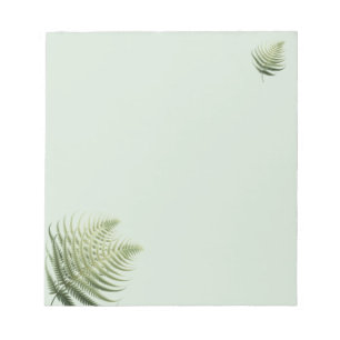 Fern Fronds Foliage Notepad