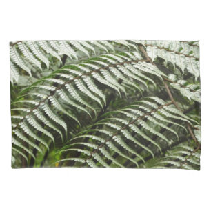 Fern Fronds II Dark Green Nature Pillowcase
