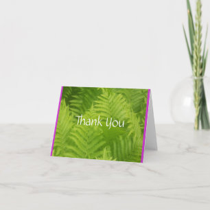 Fern Garden Thank You Card