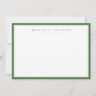 Fern Green Professional Correspondence Card