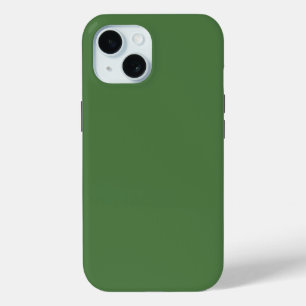 Fern Green Solid Colour iPhone 15 Case