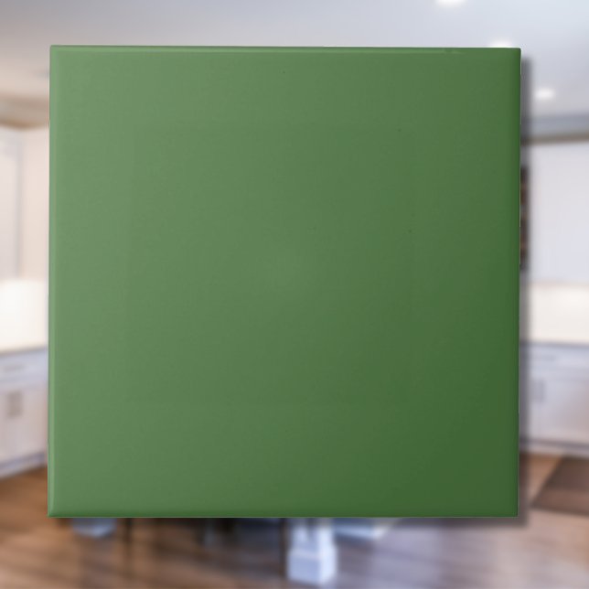 Fern Green Solid Colour | Classic | Elegant Ceramic Tile (Creator Uploaded)