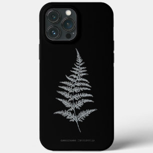 Fern - Gymnogramma Chrysophylla. X-ray effect – 01 iPhone 13 Pro Max Case