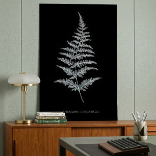 Fern - Gymnogramma Chrysophylla. X-ray effect – 01 Poster