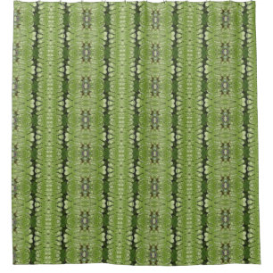 Fern Ikat Zen Shower Curtain