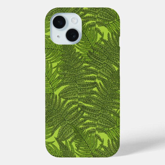 Fern in green Case-Mate iPhone case (Back)