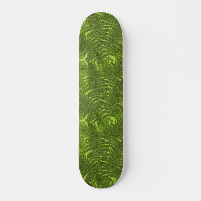 Fern in green skateboard (Front)