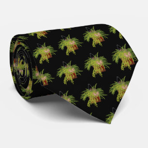 Fern Ivy Hanging Plant Botanical Illustration Art Tie