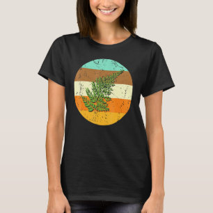 Fern Leaf Botanical Vascular Plants Green Flowerle T-Shirt