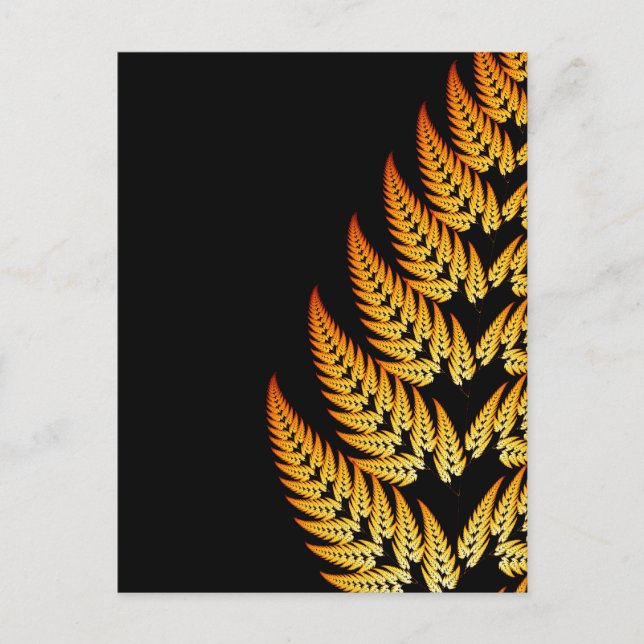 Fern leaf postcard (Front)