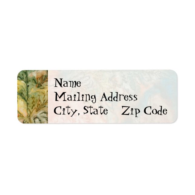 Fern Leaf- Return Address Label (Front)