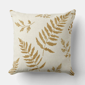 Fern Leaves, by Natasha Us Cushion