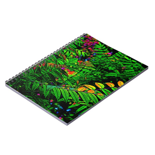 Fern Leaves Notebook (Left Side)