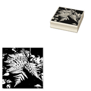 Fern Leaves Rubber Stamp