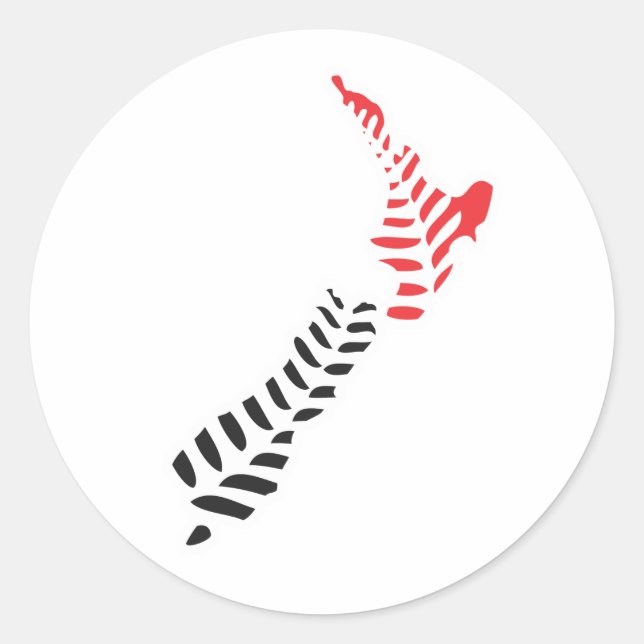 Fern NZ 5 Sticker (Front)