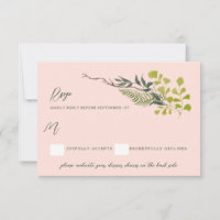 Fern Pepper Tree Leaves Garden Pink Rsvp