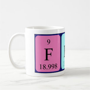 Fern periodic table name mug