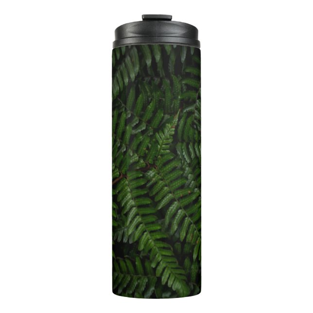 Fern plant thermal tumbler (Front)