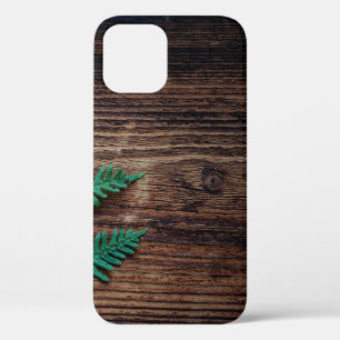 Fern plant wood small fern grunge iPhone 12 case