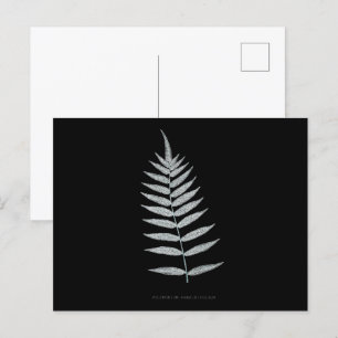 Fern - Polypodyum Fraxinifolium - X-ray effect -08 Postcard