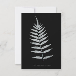 Fern - Polypodyum Fraxinifolium - X-ray effect -08 Thank You Card