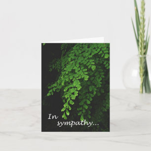 Fern Sympathy Note Card