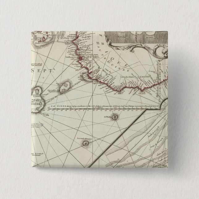 Fernand de Noronha Island 15 Cm Square Badge (Front)