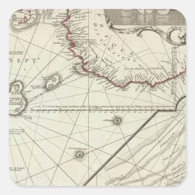 Fernand de Noronha Island Square Sticker (Front)