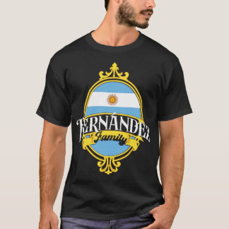 Fernandez Family Argentina Flag T-Shirt