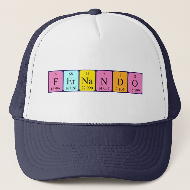Fernando periodic table name hat (Front)