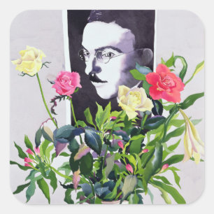 Fernando Pessoa Square Sticker